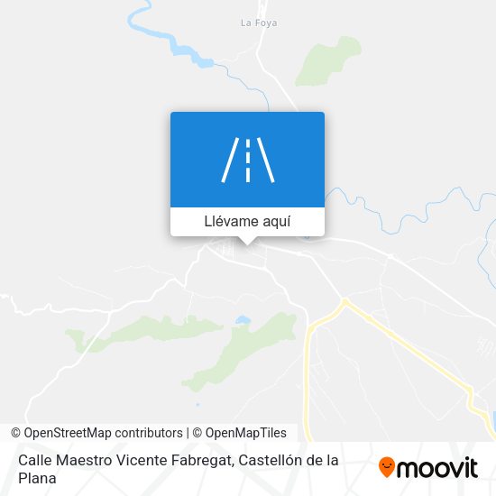Mapa Calle Maestro Vicente Fabregat
