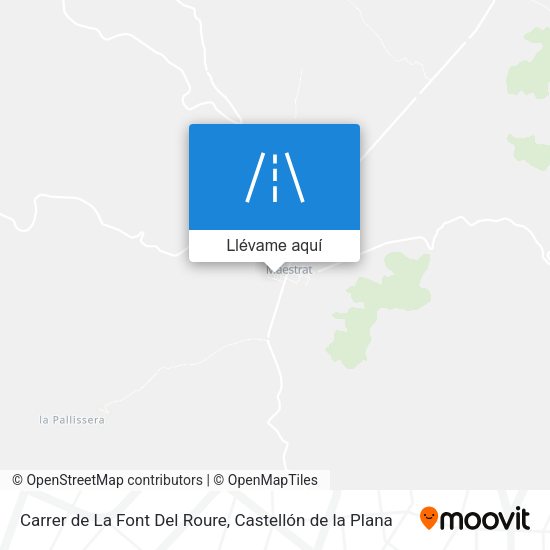 Mapa Carrer de La Font Del Roure