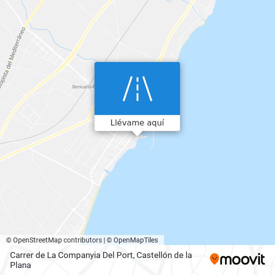 Mapa Carrer de La Companyia Del Port