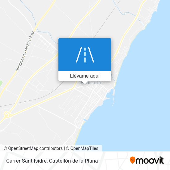 Mapa Carrer Sant Isidre