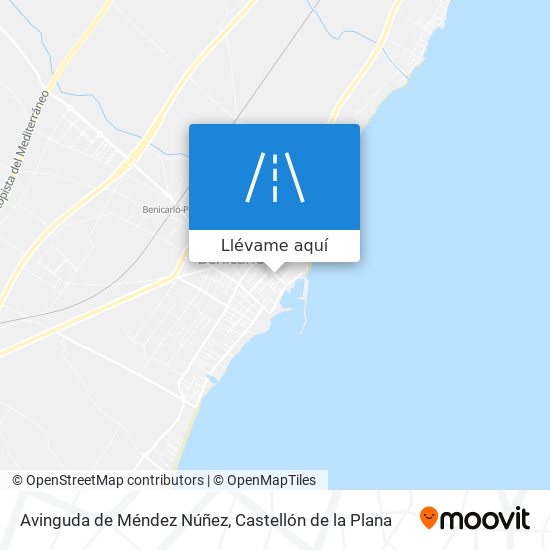 Mapa Avinguda de Méndez Núñez