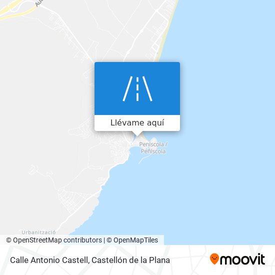 Mapa Calle Antonio Castell