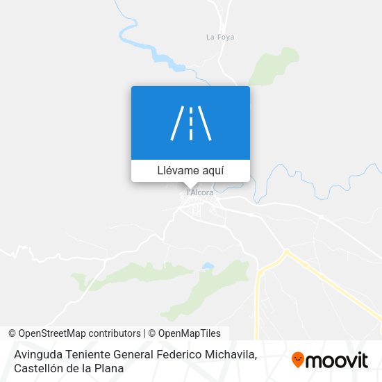 Mapa Avinguda Teniente General Federico Michavila