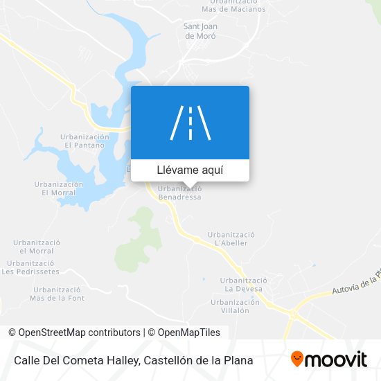 Mapa Calle Del Cometa Halley