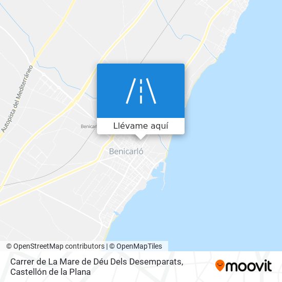 Mapa Carrer de La Mare de Déu Dels Desemparats