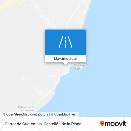 Mapa Carrer de Guatemala