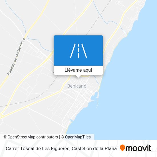Mapa Carrer Tossal de Les Figueres
