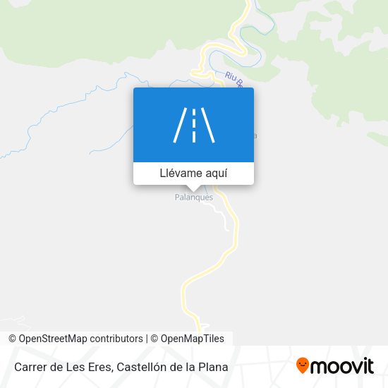 Mapa Carrer de Les Eres