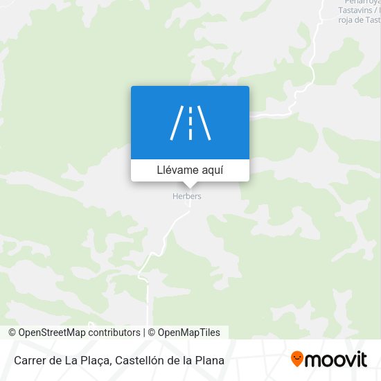 Mapa Carrer de La Plaça