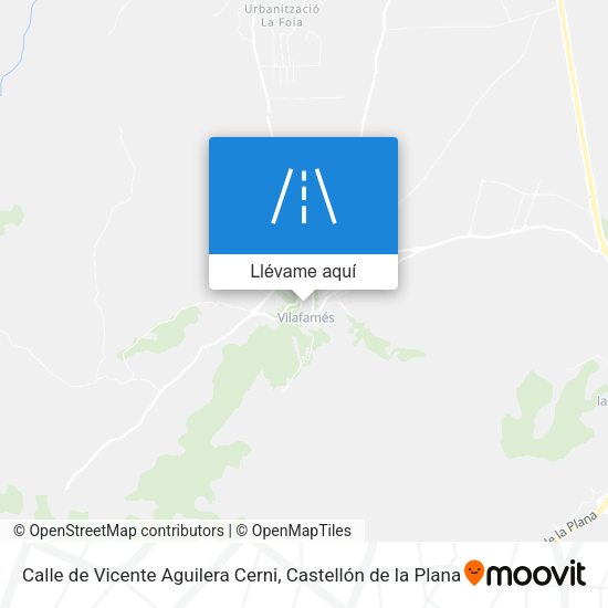 Mapa Calle de Vicente Aguilera Cerni
