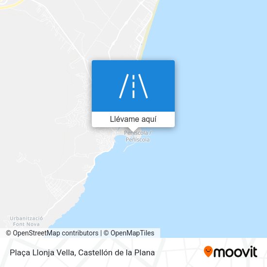 Mapa Plaça Llonja Vella