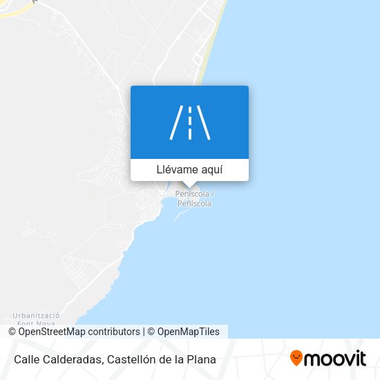 Mapa Calle Calderadas