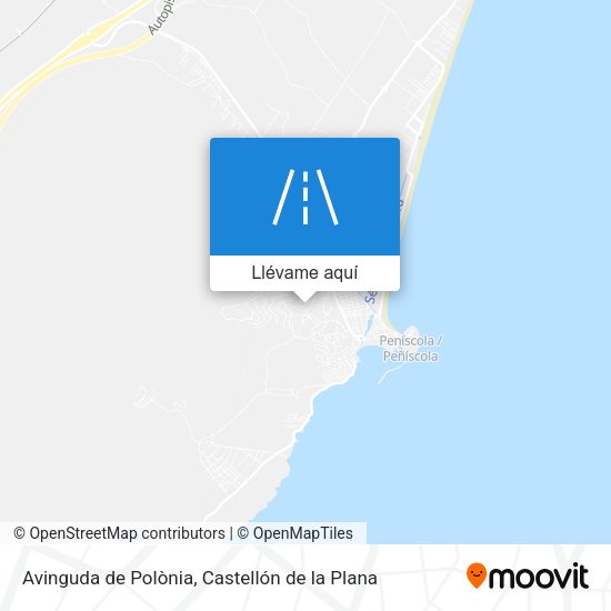 Mapa Avinguda de Polònia