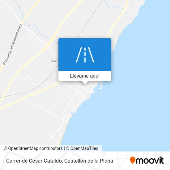 Mapa Carrer de César Cataldo