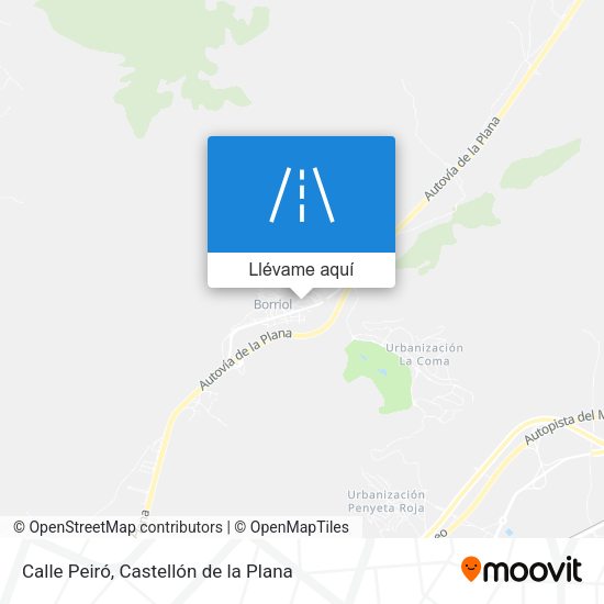 Mapa Calle Peiró