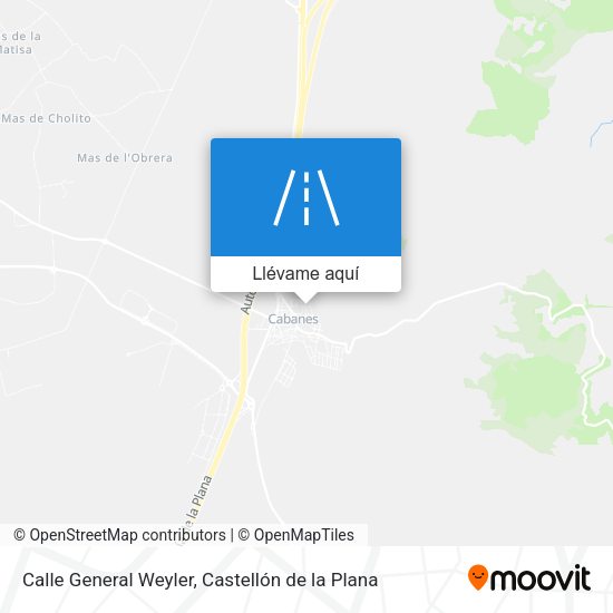 Mapa Calle General Weyler