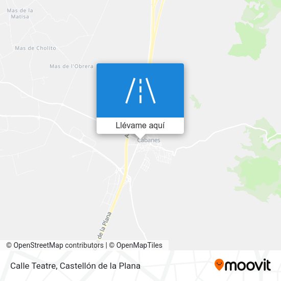 Mapa Calle Teatre
