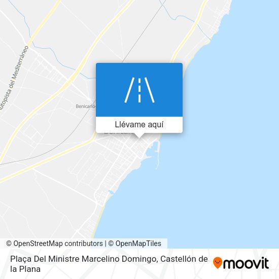 Mapa Plaça Del Ministre Marcelino Domingo