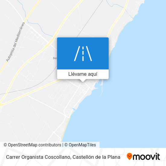 Mapa Carrer Organista Coscollano