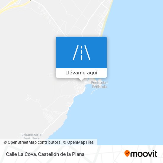 Mapa Calle La Cova