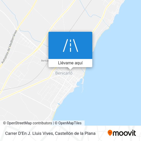 Mapa Carrer D'En J. Lluis Vives