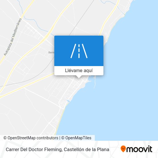 Mapa Carrer Del Doctor Fleming