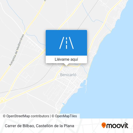 Mapa Carrer de Bilbao