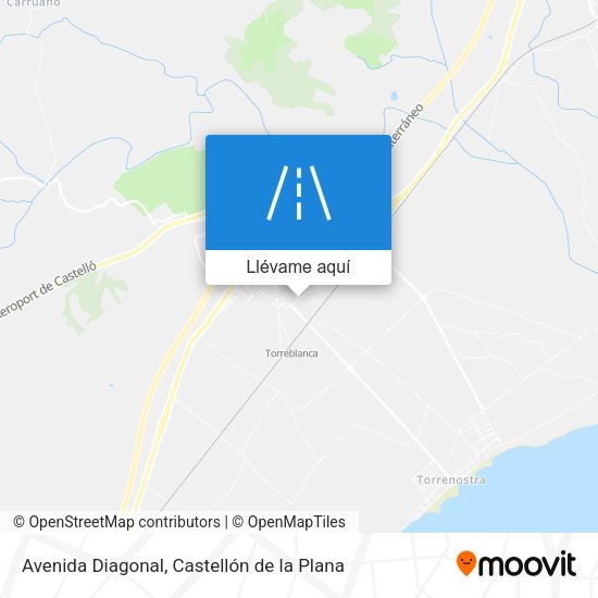 Mapa Avenida Diagonal