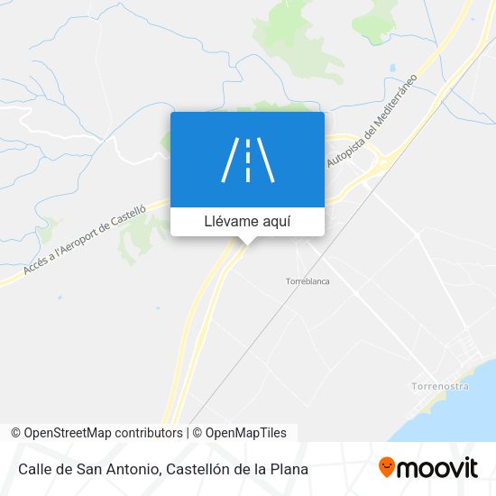 Mapa Calle de San Antonio