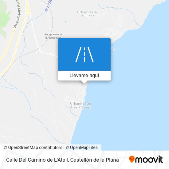 Mapa Calle Del Camino de L'Atall
