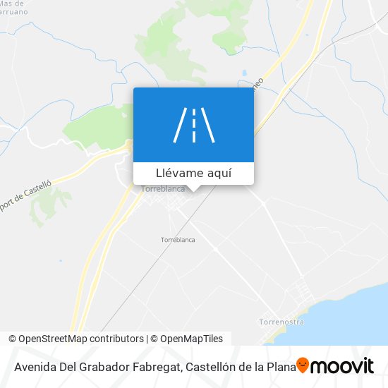 Mapa Avenida Del Grabador Fabregat