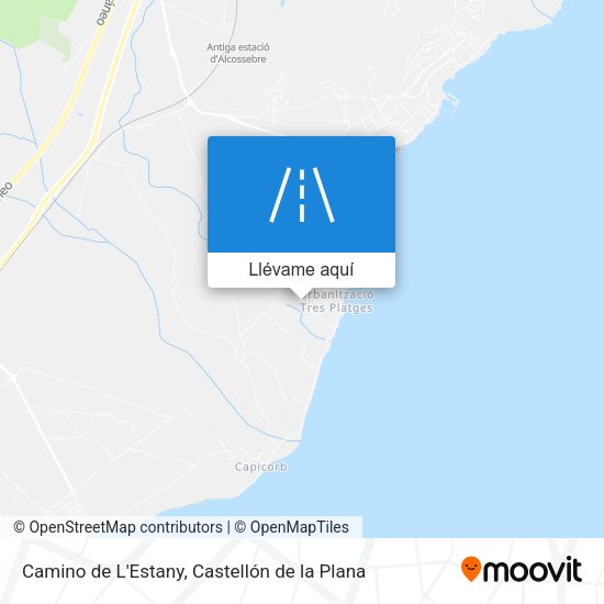 Mapa Camino de L'Estany