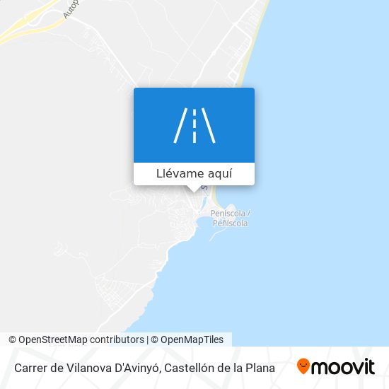 Mapa Carrer de Vilanova D'Avinyó