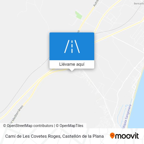 Mapa Camí de Les Covetes Roges