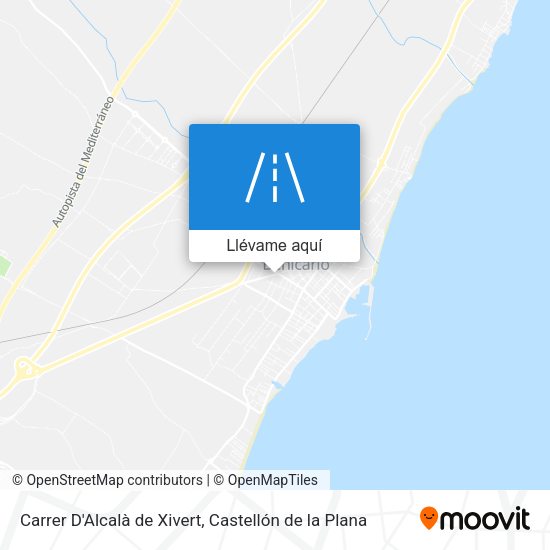 Mapa Carrer D'Alcalà de Xivert