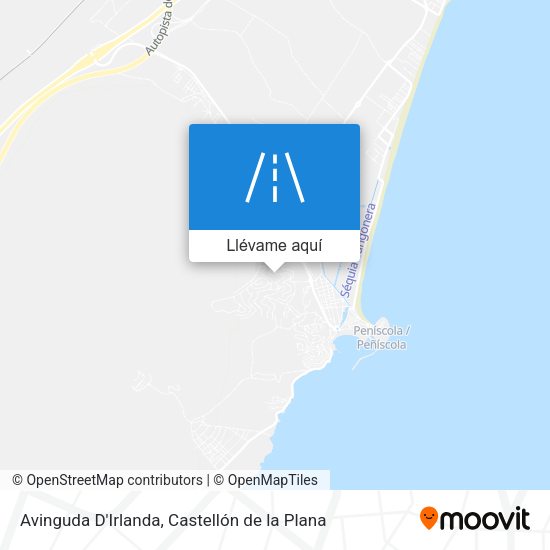 Mapa Avinguda D'Irlanda
