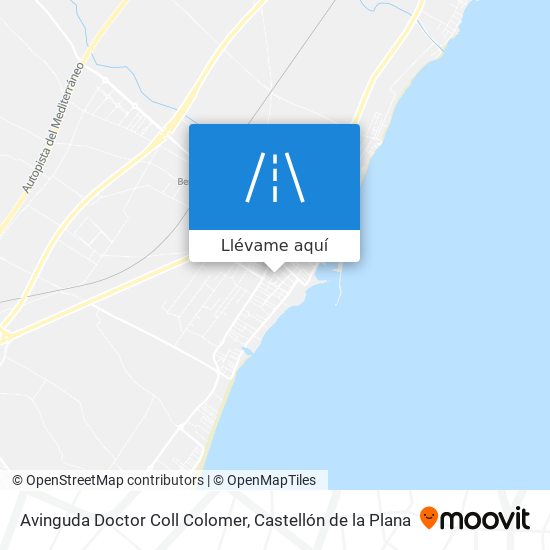 Mapa Avinguda Doctor Coll Colomer