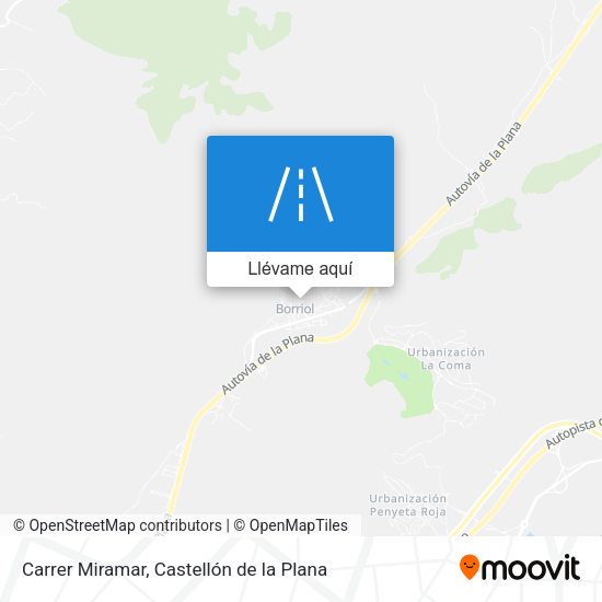 Mapa Carrer Miramar