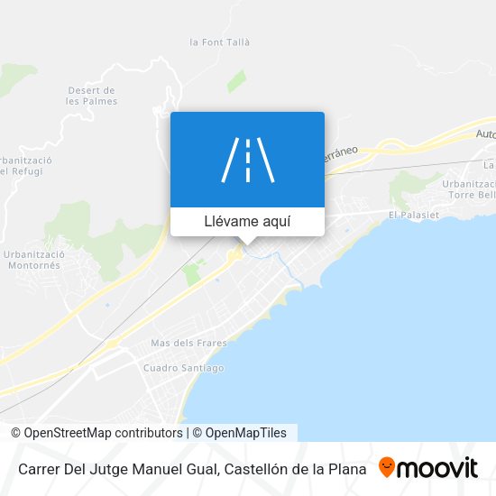 Mapa Carrer Del Jutge Manuel Gual