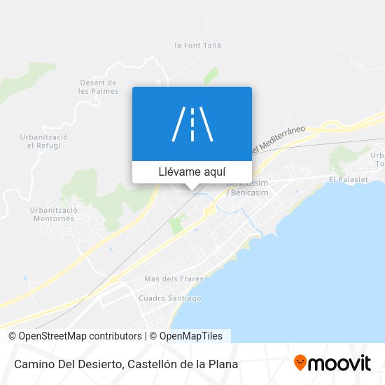 Mapa Camino Del Desierto
