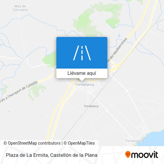 Mapa Plaza de La Ermita