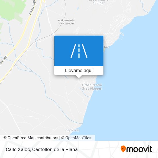 Mapa Calle Xaloc