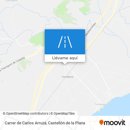 Mapa Carrer de Carlos Arruzá