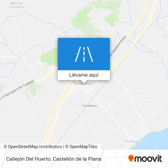 Mapa Callejón Del Huerto