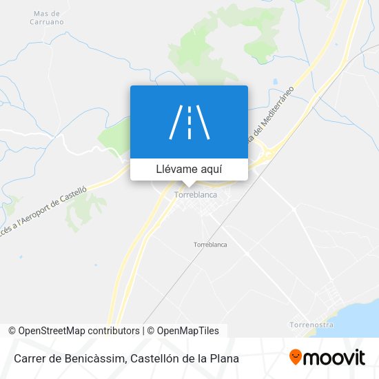 Mapa Carrer de Benicàssim