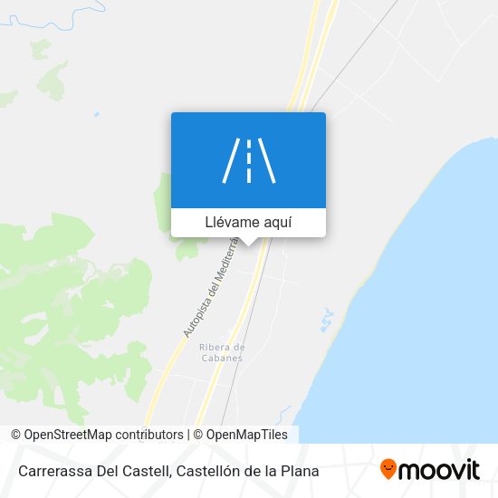 Mapa Carrerassa Del Castell