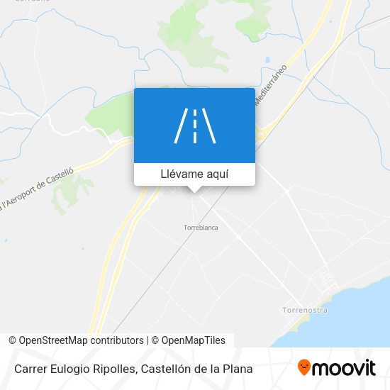 Mapa Carrer Eulogio Ripolles