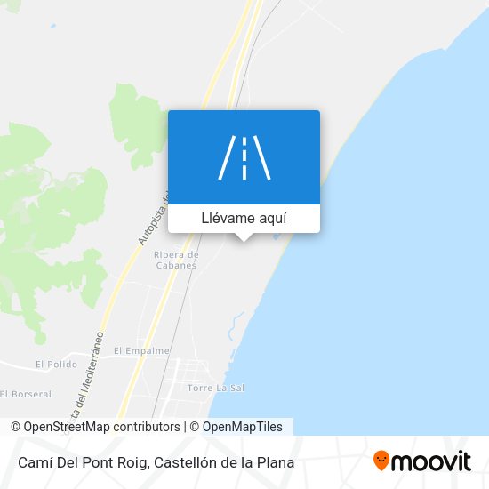 Mapa Camí Del Pont Roig