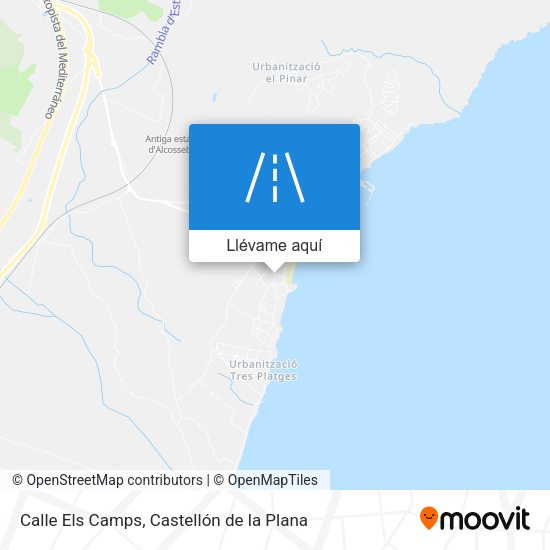 Mapa Calle Els Camps