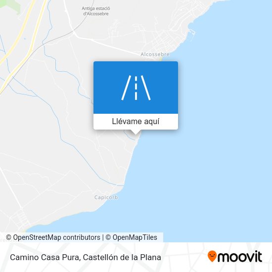 Mapa Camino Casa Pura